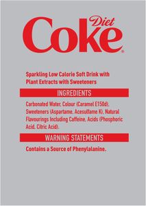 Diet Coke 24-Pack 330ml Cans – Sugar-Free Soft Drink