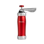 Marcato Cookies (Cookies) Electric Pump & Press Machine + 20 Cookie Discs for Baking red