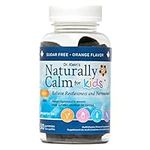 Dr. Klein's Naturally Calm Gummies For Kids. Orange Flavour. Relieves Restlessness & Nervousness. Includes Chamomile Extract and Large Leaf Linden Extract Plus Vitamins & Minerals to Support Stress Relief . Sugar Free. 30 Chewable Gummies.