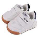 Cheerful Mario Baby First Walking Shoes Toddlers Boys Girls Sneakers Baby Trainers Breathable Flexible Anti Slip sole White-DB 4.0 UK Child