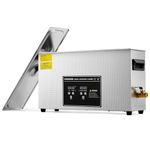 CREWORKS 10L Digital Ultrasonic Cleaner for Elongated Objects, 240W Professional Ultrasonic Parts Cleaner with Heater and Timer, Lab Ultrasound Cleaner Machine for Gun Part Machine Auto Tool Glasses