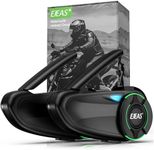 Outzoom Motorcycle Helmet Intercom, 【Mesh 3.0 & Bluetooth 5.1】 5000fts - 6 Rider- IP67 Waterproof-1200mAh Helmet Communication System with Multitasking Audio, Music Sharing (Pack of 2)