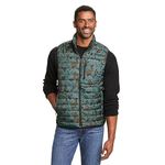 Eddie Bauer Men's StratusTherm Down Vest, Evergreen, Medium