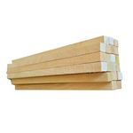 Timberz - Wooden Sticks | Pinewood Sticks | 12 Pieces Wood Art Craft Wooden Sticks Pieces Dowels Pole Rods Sweet Trees Wood Stick, Wood Craft Sticks for DIY, Pine Wood Stick Arts (2 Feet)