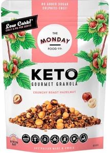 The Monday Food Co - Vegan - Crunchy Roast Hazelnut - Keto Gourmet Granola - 800g