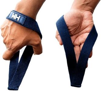 Weightlifting House Lifting Wrist Straps - Hand Wraps for Olympic Lifting, Snatch, Pulls, and Deadlift Straps - Grip Strength Trainer, Weight lifting, Wrist Wraps, Exercise Bands