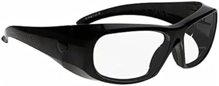 Lead Glasses, X-Ray Radiation Eye Protection.75mm Pb, Retro Classic Style, Economical (Black)