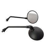 Speedwav Round Mirror For Royal Enfield all model (Black, mirror_320)