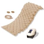 OTICA Polyvinyl Chloride Medical Air Bed Anti Decubitus Anti Bedsore Hospital Air Bed Mattress, Single, Beige