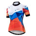 Hotlion Summer Breathable Cycling Jersey Women Mountain Bike Jersey Quick Dry Bicycle Shirt Short Sleeve Cycling Clothing