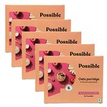 Possible Oats Porridge Instant Mix | Nutritious & Tasty Breakfast | Ready to Eat | Instant Breakfast | Source of Protein & Fiber Rich- 160 gm x 5 (Pack of 5)