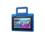 Amazon Kid-Friendly Case for Fire 7 tablet (Only compatible with 9th generation tablet, 2019 release), Sky Blue