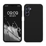 kwmobile Case Compatible with Samsung Galaxy A15 5G Case - TPU Silicone Phone Cover with Soft Finish - Black