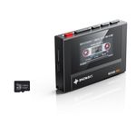 136G MP3 Player with Bluetooth, SnowSky/FiiO Echo MINI Music Player 15Hours Playback, Independent Volume Control with 3.5mm/4.4mm Headphones Outputs, up to 256GB(Black)