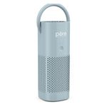 Pure Enrichment® PureZone™ Mini Portable Air Purifier - True HEPA Filter Cleans Air, Helps Alleviate Allergies, Eliminates Smoke & More — Ideal for Traveling, Home, and Office Use (Starlight Blue)