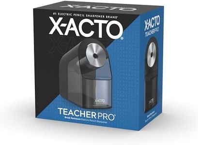 X-ACTO Electric Pencil Sharpener, Heavy Duty Pencil Sharpener for School, Black, 1 Count