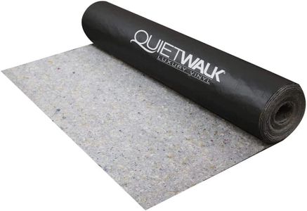 QuietWalk LV Luxury Vinyl, Laminate, or Wood Underlayment (Float, Glue, or Nail) w/Vapor Barrier- Sound Reduction, Compression Resistant, Moisture Protection 3'x66'8" Roll (Covers 200 sf) QW200LV