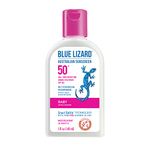 Blue Lizard Baby Mineral Sunscreen with Zinc Oxide, SPF 50+, Water Resistant, UVA/UVB Protection with Smart Bottle Technol.