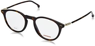 Carrera Women's Non-Polarized Plastic Transparent Lens Plastic Full rim Round Eyeglass Frame 145/V