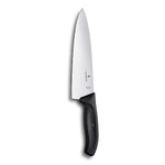 Victorinox Swiss Army Classic 8-Inch Chef's Knife - Single Chef, Black (6.8063.20B)