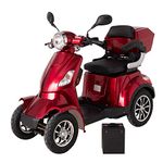 Electric Mobility Scooter Fastest Red includes Lithium Battery by Green Power