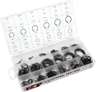 Performance Tool W5254 18-Piece Internal Retaining Ring Assortment Kit - Essential Set for Automotive and Industrial Applications