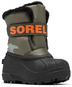 SOREL Children's Snow Commander Boot - Stone Green, Alpine Tundra - 11