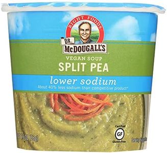 Dr. McDougall's Right Foods Vegan Split Pea Soup, Lower Sodium, 1.9-Ounce Cups (Pack of 6) ( Value Bulk Multi-pack)