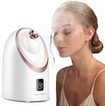 Senia Hot and Cold Facial Steamer by Vanity Planet - Detoxifying Aromatherapy Facial Steamer with Smart Steam Technology - Unclog Pores & Blackheads Cleaner Detoxifies, Cleanses & Moisturizes Skin