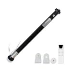 Blindsmart Rechargeable Tuya Zigbee Roller Blinds Motor for 38mm Tube, Motorized Window Shades Automatic Blinds Curtain Opener APP Control, Zigbee Hub Required (with 9-Channels Remote)