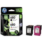 HP 680 2-Pack Black/Tri-Color Ink