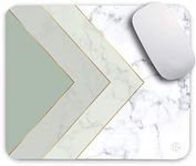 Oriday Gaming Mouse Pad Custom for Home and Office, Modern Gradation Design for Women Non-Slip Rubber Thick Mouse Pad for Computers Desktops, PC, Laptop (Mint Marble)