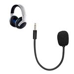 kwmobile Microphone Compatible with Razer Kaira Pro - Replacement Mic for Gaming Headphones - Black