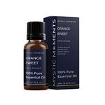 Mystic Moments | Orange Sweet Essential Oil 10ml - Pure & Natural Oil for Diffusers, Aromatherapy & Massage Blends Vegan GMO Free