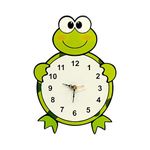 SOLOBOLO Silent Kids Wall Clock for Bedroom | Non-Ticking, Educational and Fun Design | Decorative Learning Clock with Warranty | Perfect for Kids’ Room |Model No- (Tortoise)