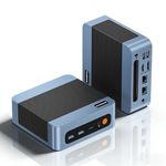 BOSGAME E5 Mini PC Windows 11 Pro, Ryzen 5300U (Beats 4300U, Up to 3.8GHz), 16GB DDR4 RAM 512GB SSD Mini Desktop PC, Triple 4K Display, Dual 2.5G LAN, WiFi 5, BT5.0, Mini Computer for Home, Office