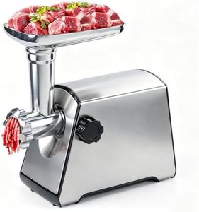 BenRich Electric Meat Grinder Sausage Maker Stainless Steel Body Easy Clean
