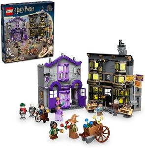 LEGO Harry Potter Ollivander et Madame Guipure, Prêt-à-Porter pour Mages et Sorciers - Boutiques du Chemin de Traverse - Cadeau pour Filles, Garçons et Fans de la Saga dès 8 Ans 76439