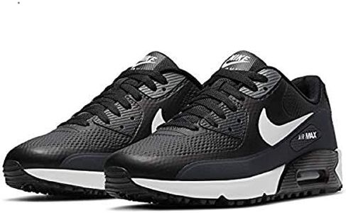 Nike Men's Air Max 90 G Golf Shoe Black/White-Anthracite (CU9978 002) - 10