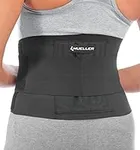 MUELLER Sports Medicine Adjustable Back Brace for Men and Women, Relief for Upper and Lower Back Pain, Sciatica, and Scoliosis, Black, One Size Fits Most