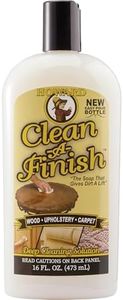 HOWARD Products CF0016 Clean-A-Finish Wood Soap, 473ml - Natural Soap, Safe for Furniture, Antiques, cabinets, Upholstery & More, Leaves a Fresh Scent - Australia's Finest Furniture Cleaning Solution