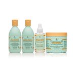 Nature Spell Growth Complex Shampoo and Conditioner, Hair Growth Oil and Hair Mask Set – Pack Of 4 Haircare Set– Salt & Sulphate Free Hair Shampoo and Conditioner– 300ml x2 400ml x1 100ml x1