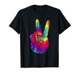 Hippie Hippies Peace Colortone Tie Dye Costume Hippy Gift T-Shirt