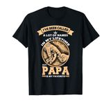 Papa Is My Favorite Name Funny Humorous Best Dad Gift T-Shirt