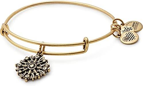 Alex and Ani Compass III Rafaelian Gold Bangle Bracelet