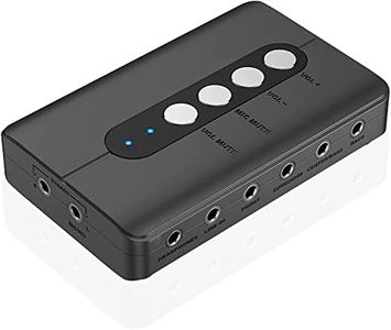 DigitalLife External 7.1/5.1 USB Type-A Sound Card for PC and Mac