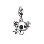 GMXLin Koala Animal Charm Beads for Pandora Bracelets Women Mom Daughter Sister Best Friend Birthday Graduation Gift