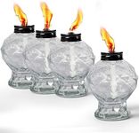 tewei 4 Pack Clear Table Top Light 