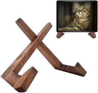 Cook Book Stand Recipe Book Holder CD Display Solid Wooden Cookbook Stand, Recipe Book Holder Countertops for Kitchen Hands-Free Cooking for Kitchen Counter