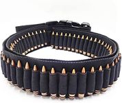 MEDESION Tactical 100 Rounds Rifle Pistol Bullet Cartridge Bandolier Ammo Ammunition Belt Sling Shell Carrier Holder for .22 LR .17HMR Cal 5.56mm